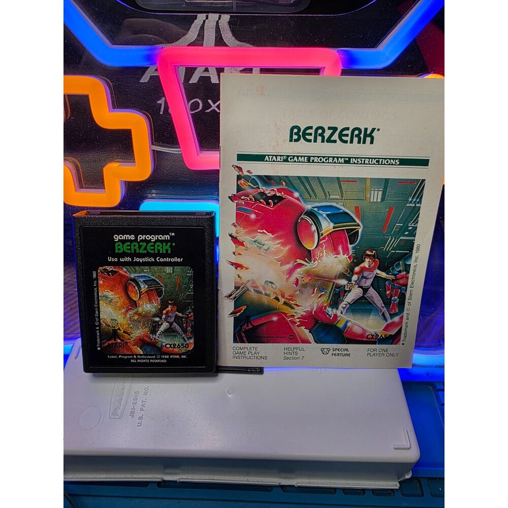 Berzerk + Manual for Atari 2600